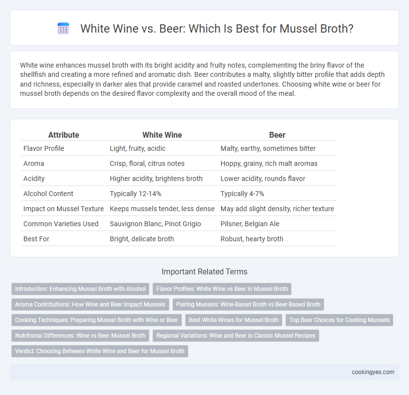 White Wine vs. Beer: Which Is Best for Mussel Broth?