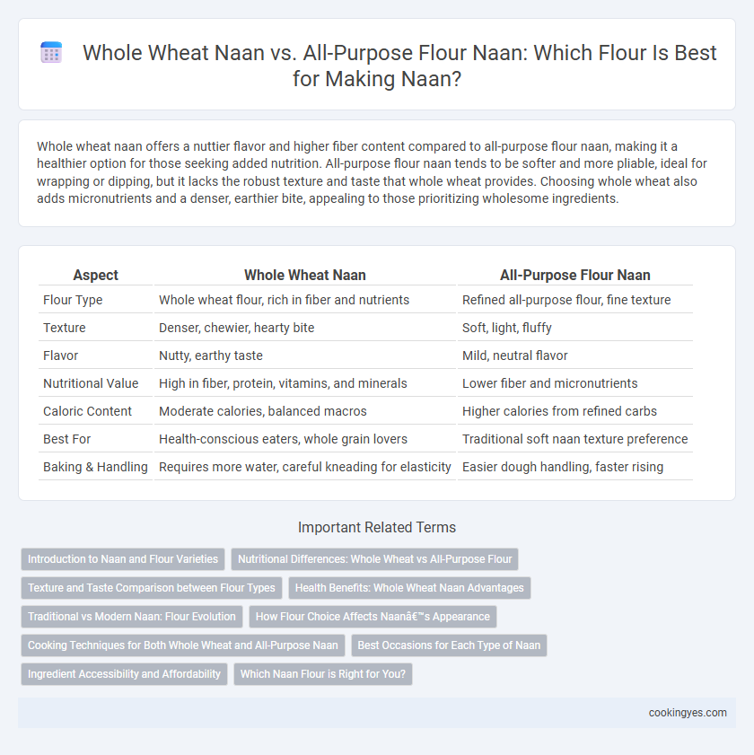 Whole Wheat Naan vs. All-Purpose Flour Naan: Which Flour Is Best for Making Naan?