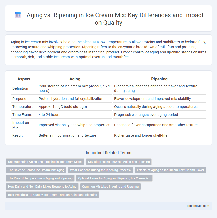 Aging vs. Ripening in Ice Cream Mix: Key Differences and Impact on Quality