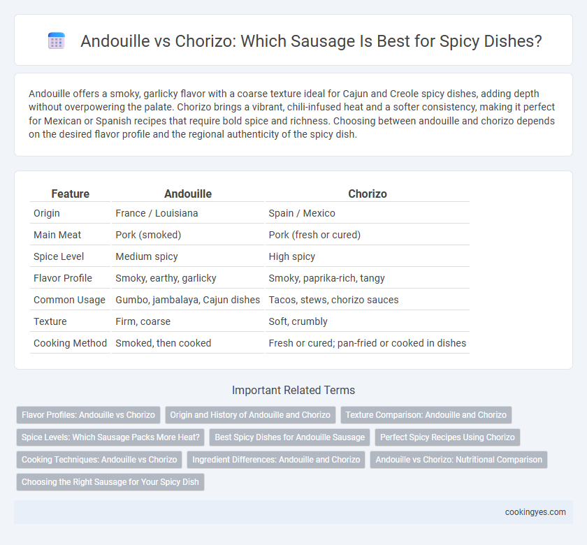 Andouille vs Chorizo: Which Sausage Is Best for Spicy Dishes?