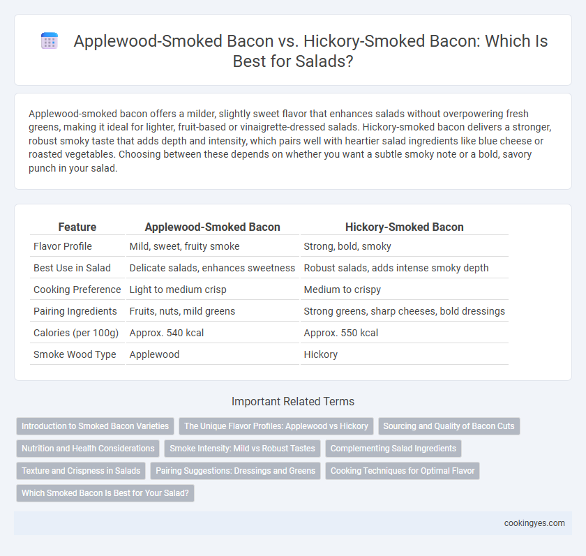 Applewood-Smoked Bacon vs. Hickory-Smoked Bacon: Which Is Best for Salads?