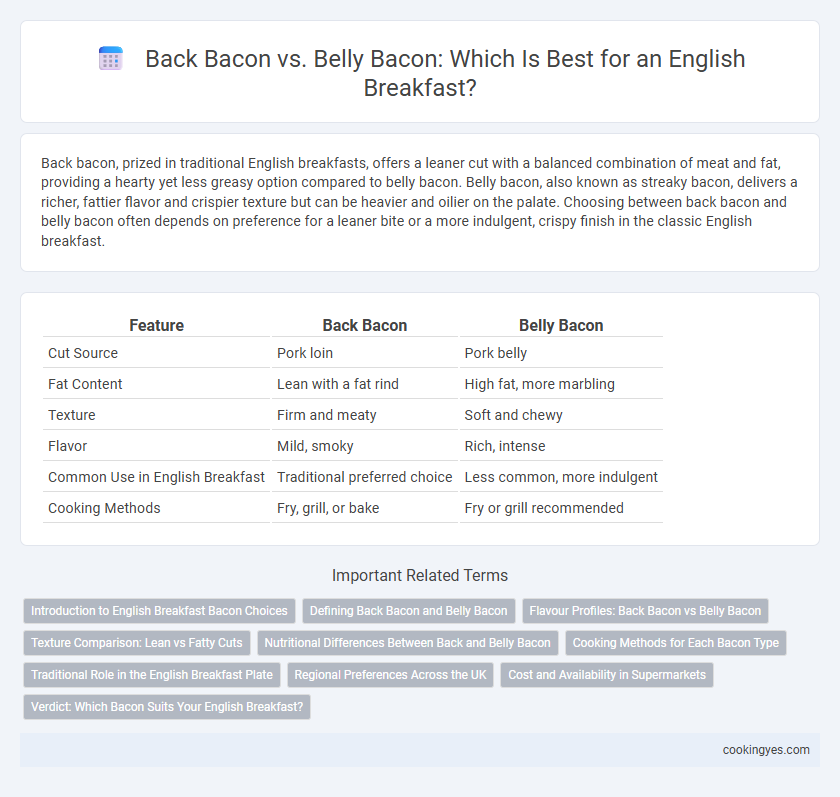 Back Bacon vs. Belly Bacon: Which Is Best for an English Breakfast?
