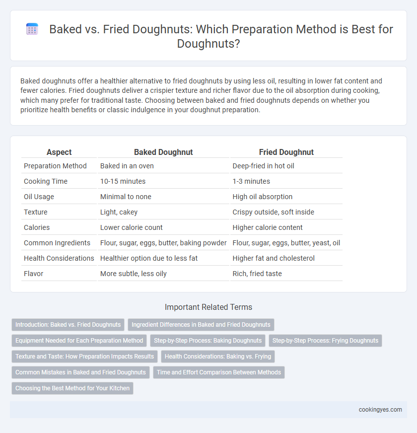 Baked vs. Fried Doughnuts: Which Preparation Method is Best for Doughnuts?