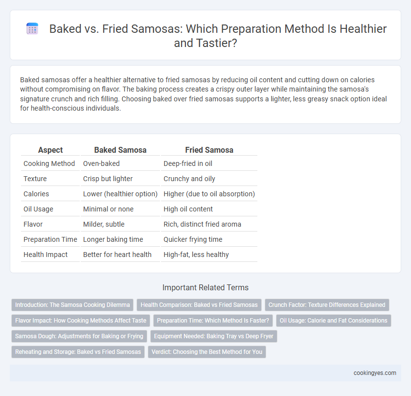 Baked vs. Fried Samosas: Which Preparation Method Is Healthier and Tastier?
