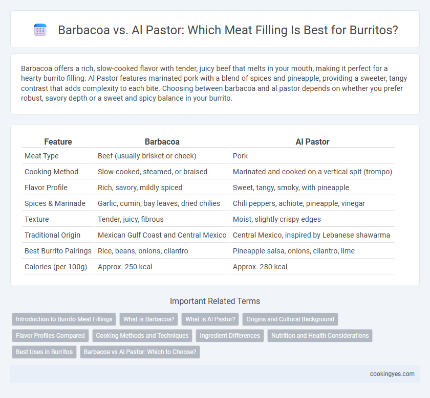 Barbacoa vs. Al Pastor: Which Meat Filling Is Best for Burritos?