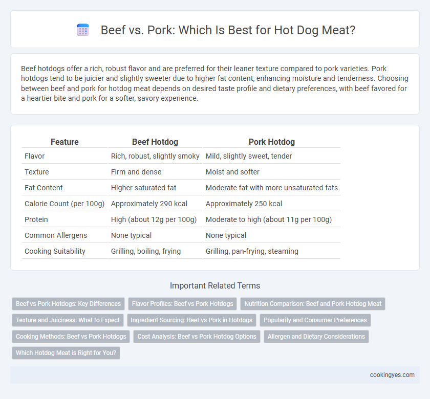 Beef vs. Pork: Which Is Best for Hot Dog Meat?