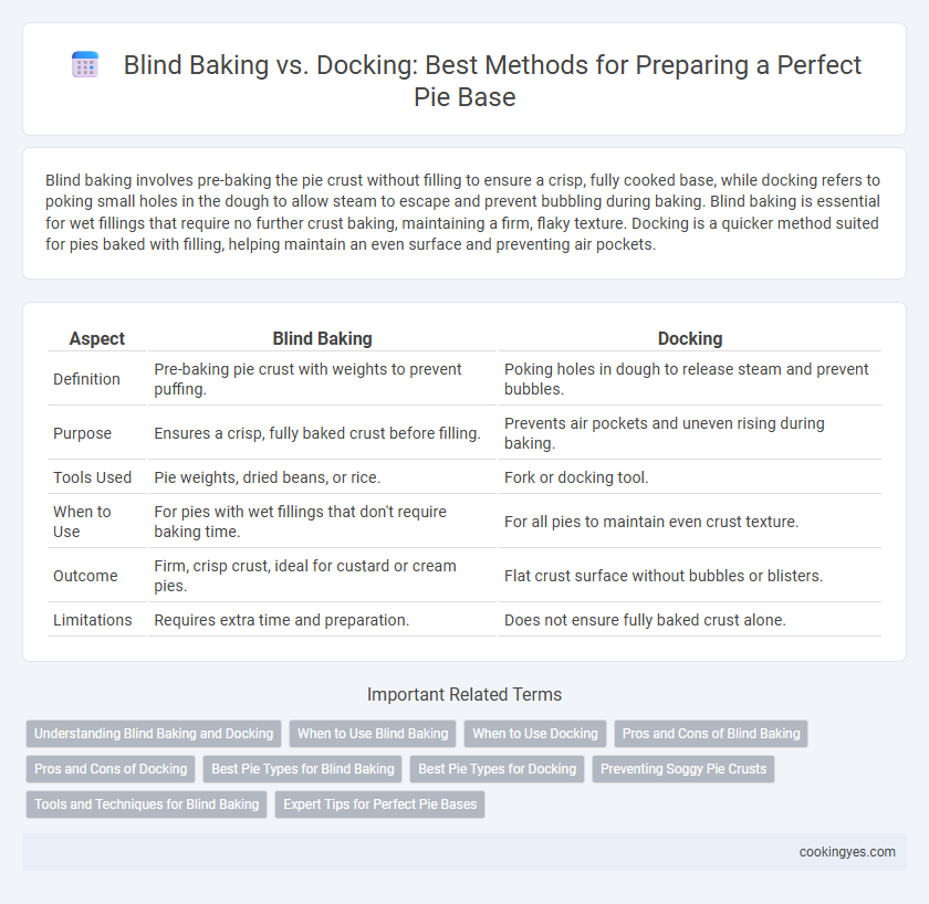 Blind Baking vs. Docking: Best Methods for Preparing a Perfect Pie Base