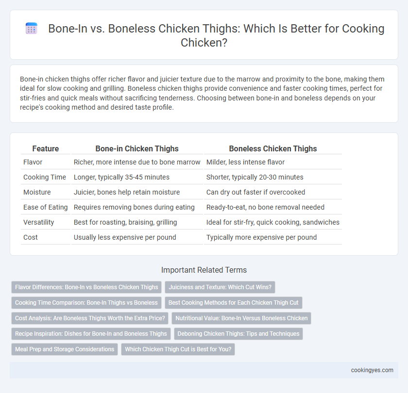 Bone-In vs. Boneless Chicken Thighs: Which Is Better for Cooking Chicken?