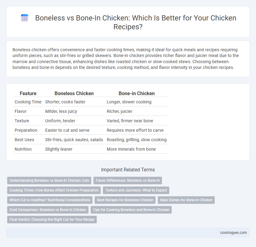Boneless vs Bone-In Chicken: Which Is Better for Your Chicken Recipes?