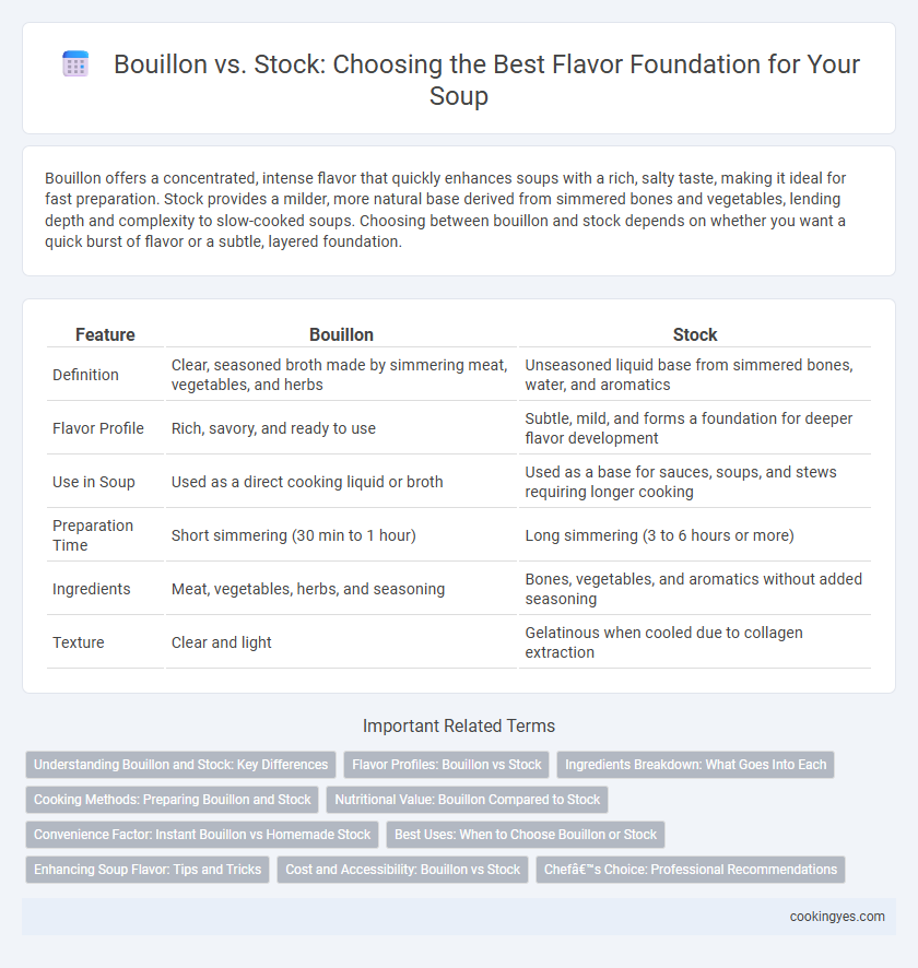 Bouillon vs. Stock: Choosing the Best Flavor Foundation for Your Soup