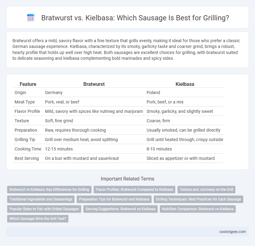 Bratwurst vs. Kielbasa: Which Sausage Is Best for Grilling?