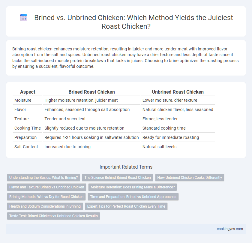 Brined vs. Unbrined Chicken: Which Method Yields the Juiciest Roast Chicken?