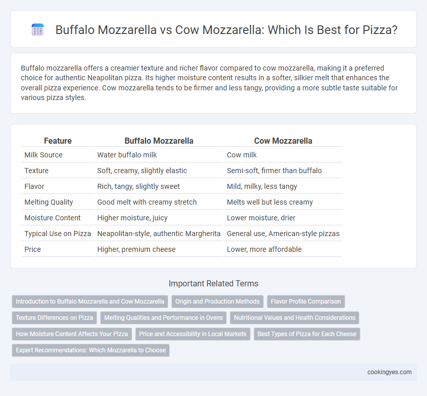 Buffalo Mozzarella vs Cow Mozzarella: Which Is Best for Pizza?