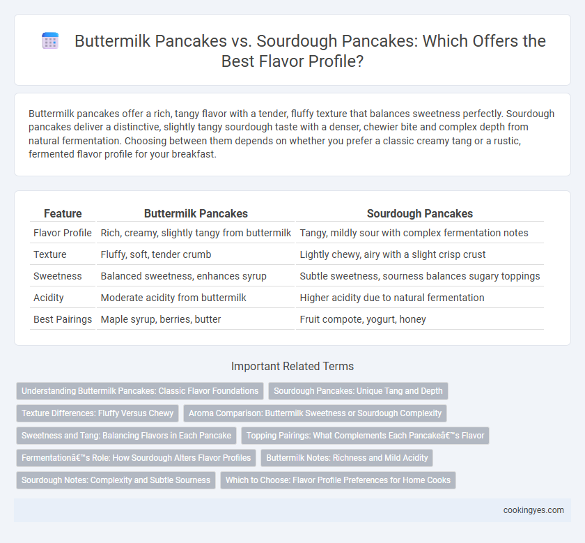 Buttermilk Pancakes vs. Sourdough Pancakes: Which Offers the Best Flavor Profile?