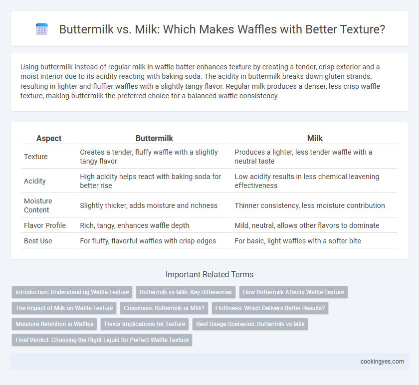 Buttermilk vs. Milk: Which Makes Waffles with Better Texture?