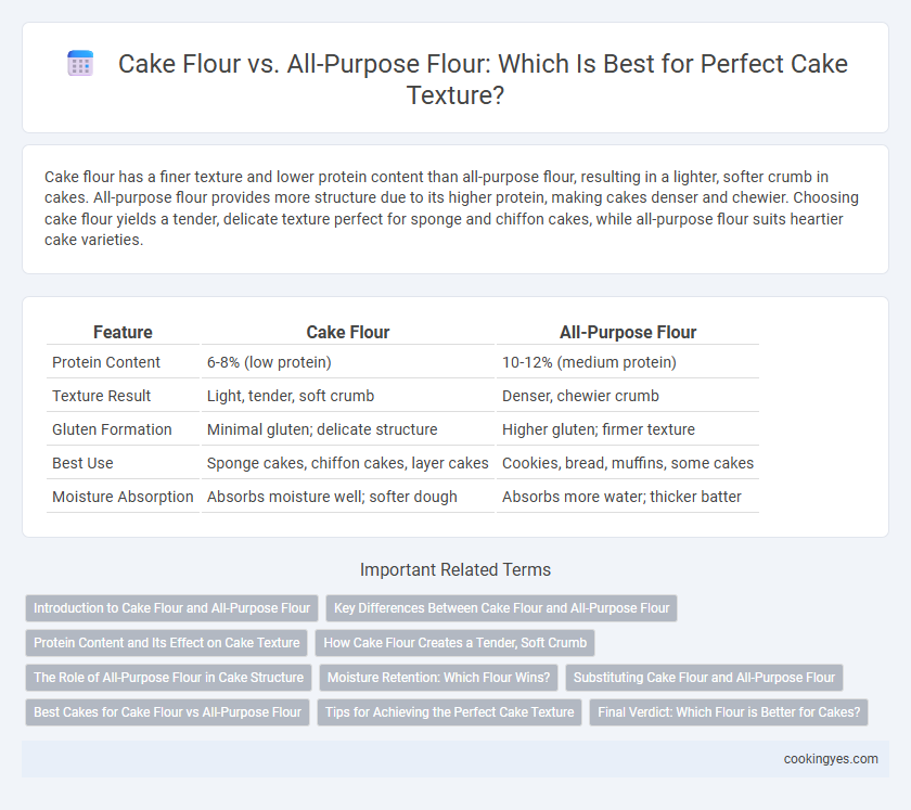 Cake Flour vs. All-Purpose Flour: Which Is Best for Perfect Cake Texture?