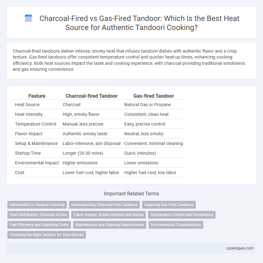 Charcoal-Fired vs Gas-Fired Tandoor: Which Is the Best Heat Source for Authentic Tandoori Cooking?