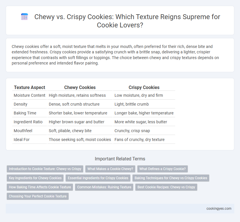 Chewy vs. Crispy Cookies: Which Texture Reigns Supreme for Cookie Lovers?