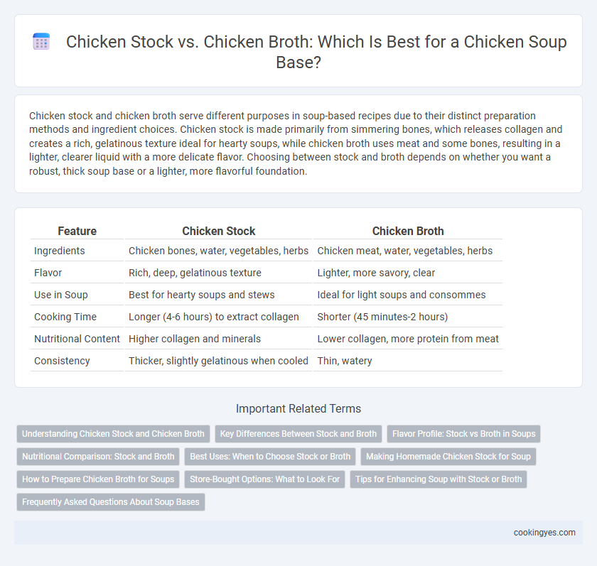 Chicken Stock vs. Chicken Broth: Which Is Best for a Chicken Soup Base?