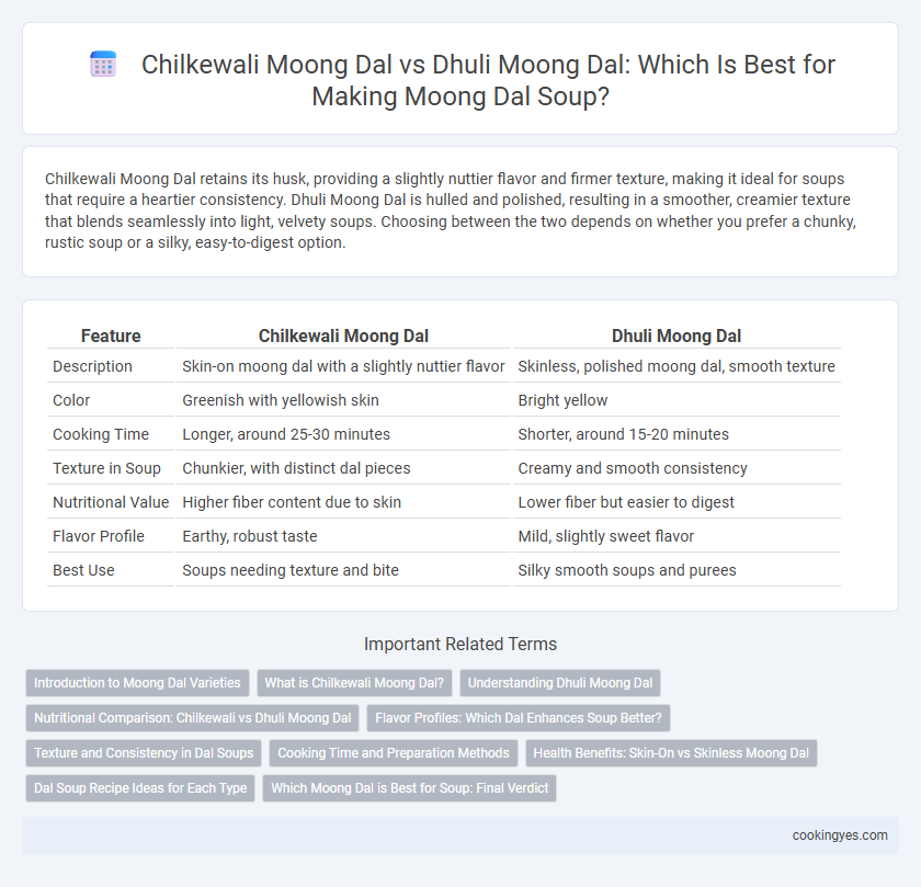 Chilkewali Moong Dal vs Dhuli Moong Dal: Which Is Best for Making Moong Dal Soup?