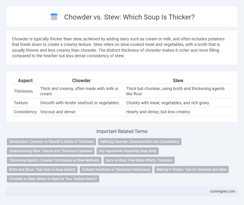 Chowder vs. Stew: Which Soup Is Thicker?