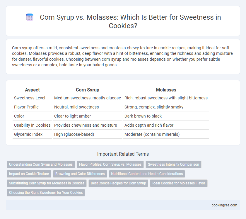 Corn Syrup vs. Molasses: Which Is Better for Sweetness in Cookies?