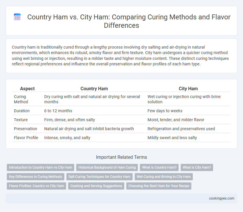 Country Ham vs. City Ham: Comparing Curing Methods and Flavor Differences