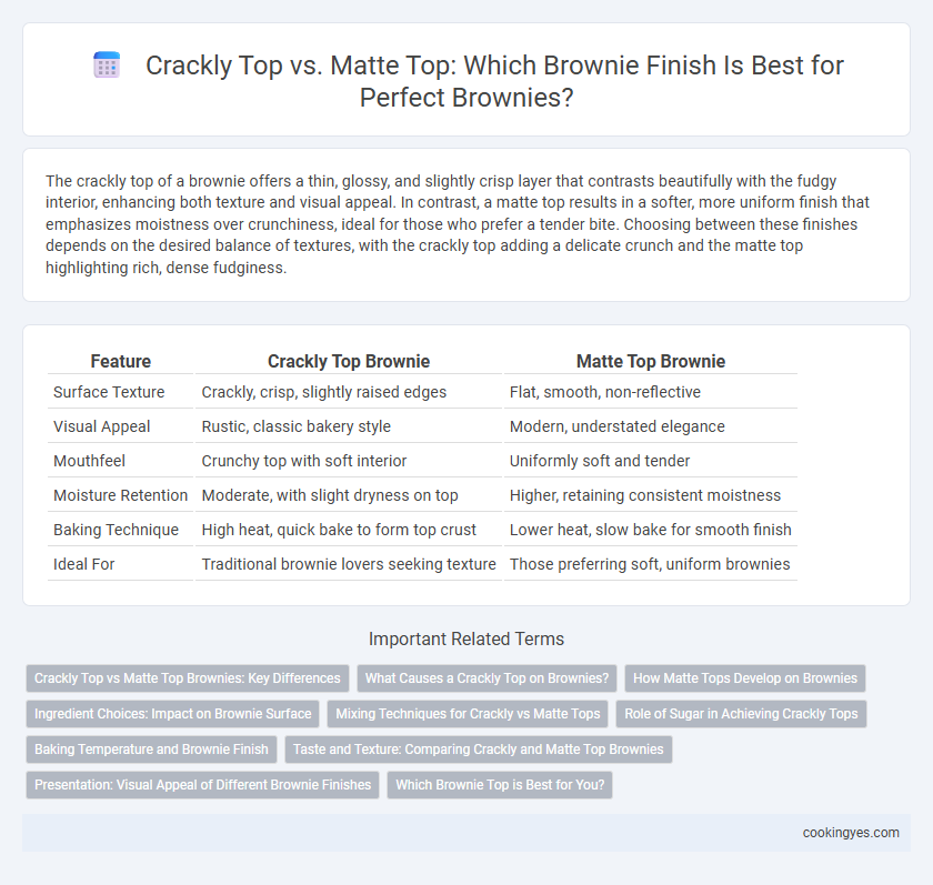 Crackly Top vs. Matte Top: Which Brownie Finish Is Best for Perfect Brownies?