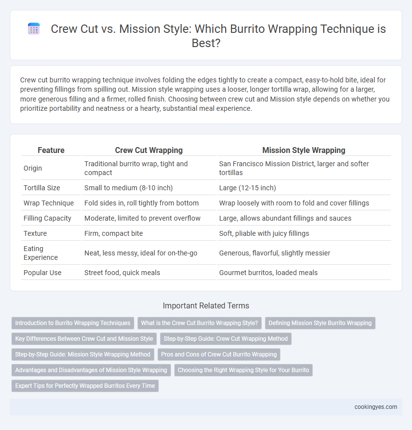 Crew Cut vs. Mission Style: Which Burrito Wrapping Technique is Best?