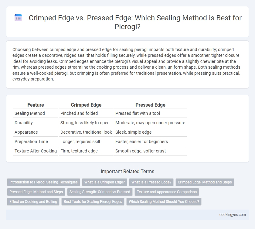 Crimped Edge vs. Pressed Edge: Which Sealing Method is Best for Pierogi?