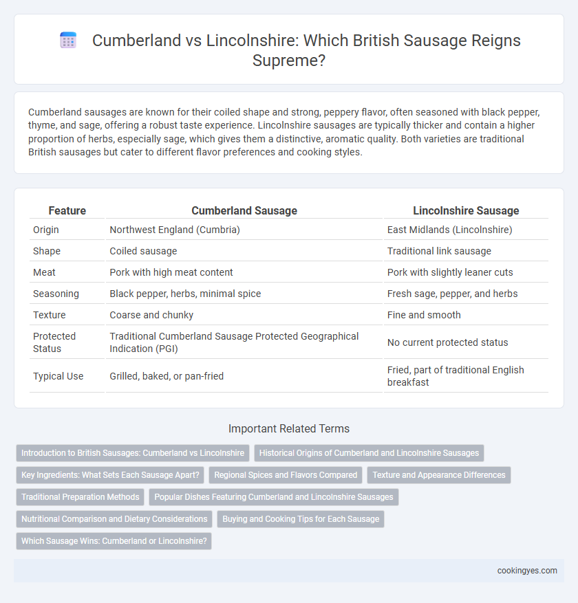 Cumberland vs Lincolnshire: Which British Sausage Reigns Supreme?
