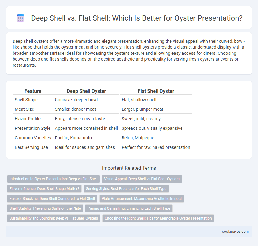 Deep Shell vs. Flat Shell: Which Is Better for Oyster Presentation?