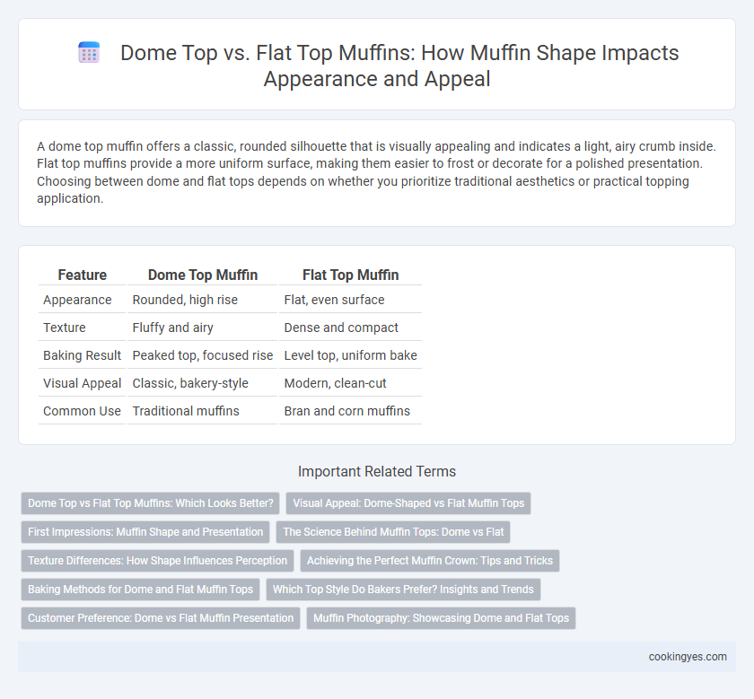Dome Top vs. Flat Top Muffins: How Muffin Shape Impacts Appearance and Appeal