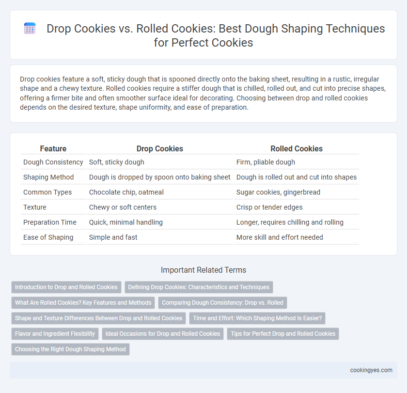 Drop Cookies vs. Rolled Cookies: Best Dough Shaping Techniques for Perfect Cookies