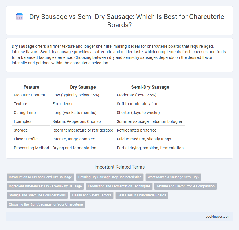 Dry Sausage vs Semi-Dry Sausage: Which Is Best for Charcuterie Boards?