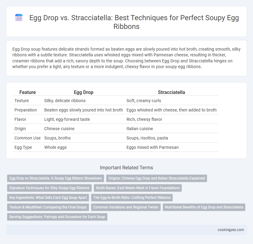 Egg Drop vs. Stracciatella: Best Techniques for Perfect Soupy Egg Ribbons
