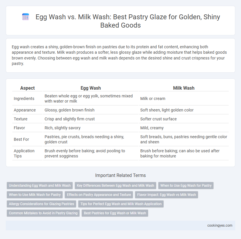 Egg Wash vs. Milk Wash: Best Pastry Glaze for Golden, Shiny Baked Goods