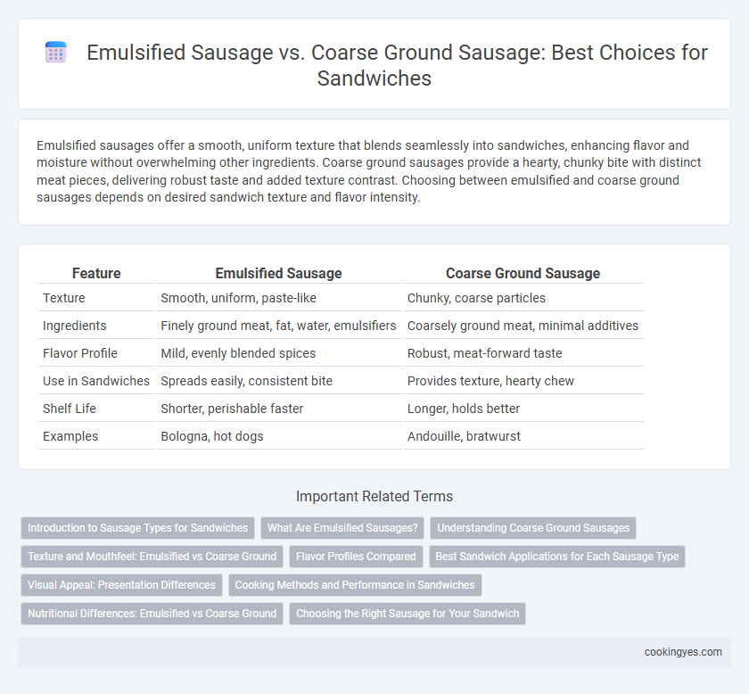 Emulsified Sausage vs. Coarse Ground Sausage: Best Choices for Sandwiches