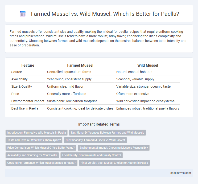 Farmed Mussel vs. Wild Mussel: Which Is Better for Paella?