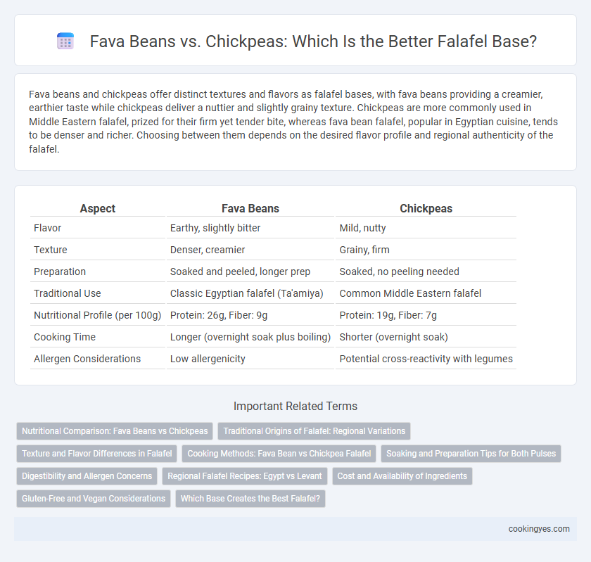 Fava Beans vs. Chickpeas: Which Is the Better Falafel Base?