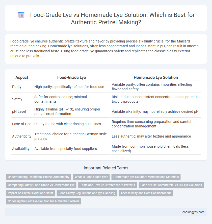 Food-Grade Lye vs Homemade Lye Solution: Which is Best for Authentic Pretzel Making?