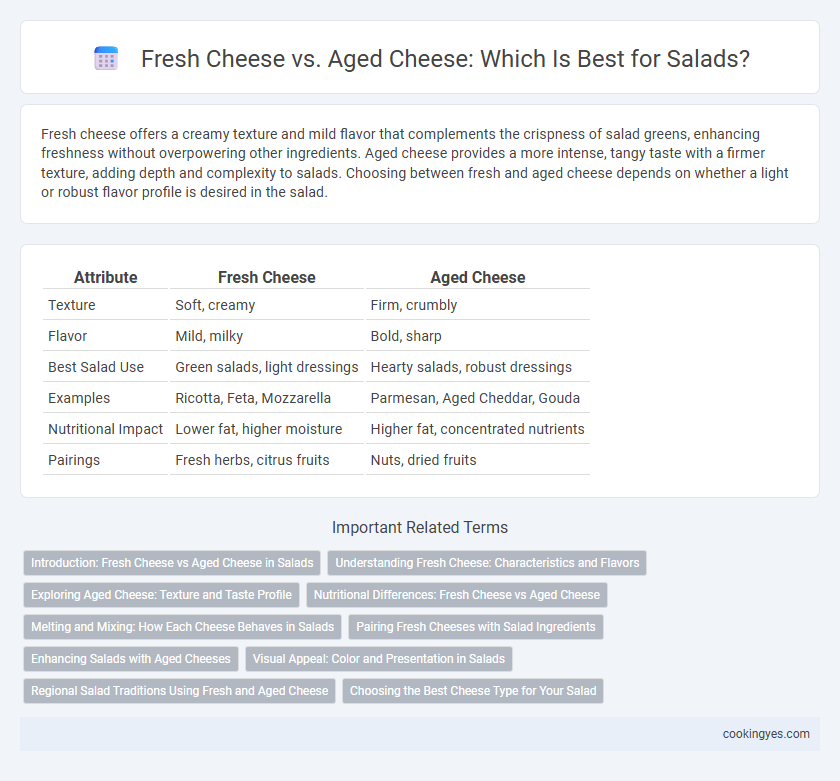 Fresh Cheese vs. Aged Cheese: Which Is Best for Salads?