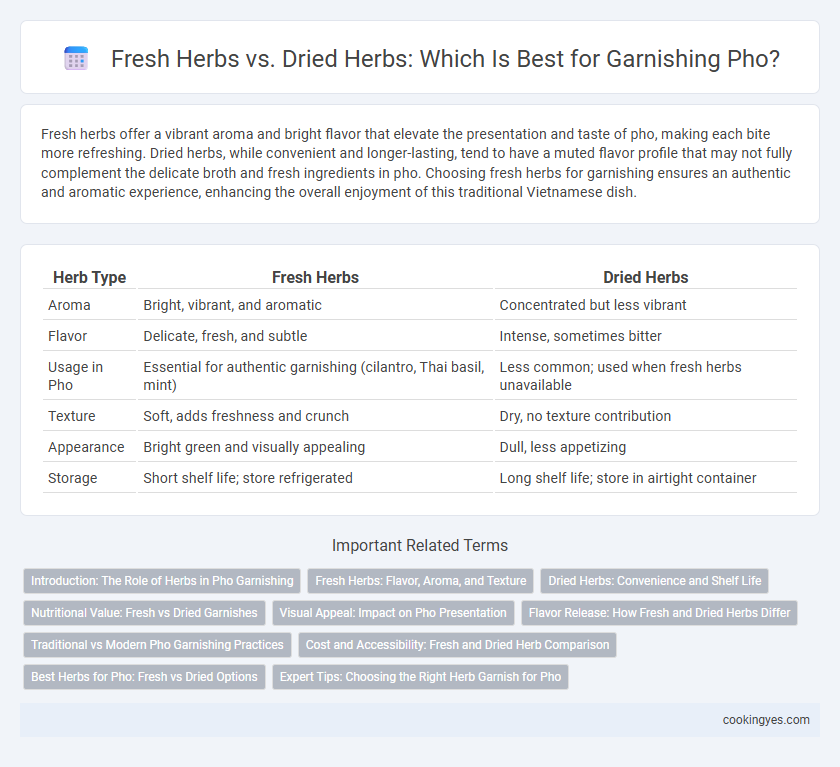 Fresh Herbs vs. Dried Herbs: Which Is Best for Garnishing Pho?