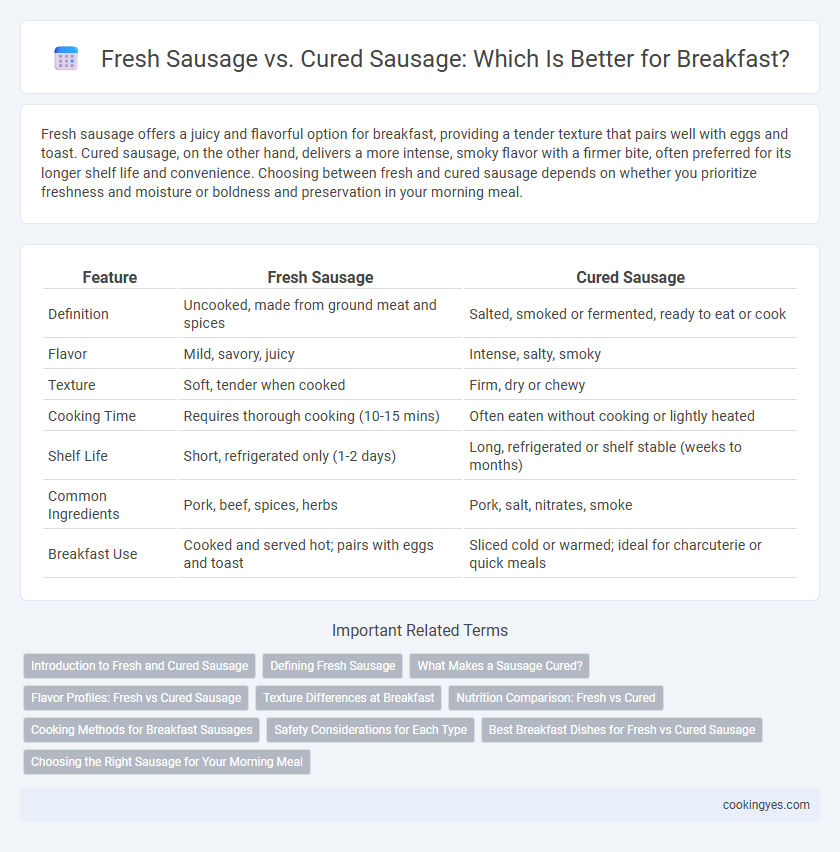 Fresh Sausage vs. Cured Sausage: Which Is Better for Breakfast?