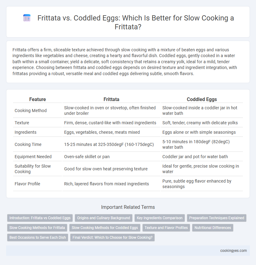 Frittata vs. Coddled Eggs: Which Is Better for Slow Cooking a Frittata?