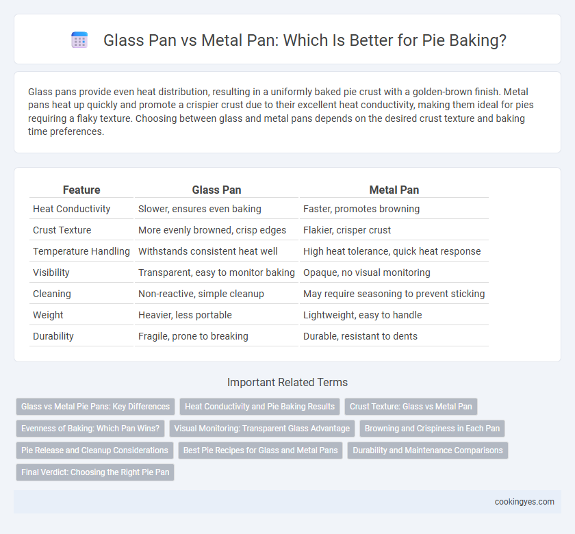 Glass Pan vs Metal Pan: Which Is Better for Pie Baking?