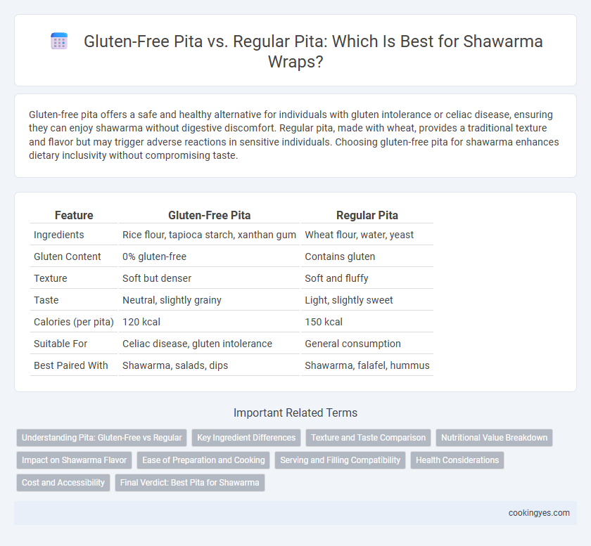Gluten-Free Pita vs. Regular Pita: Which Is Best for Shawarma Wraps?