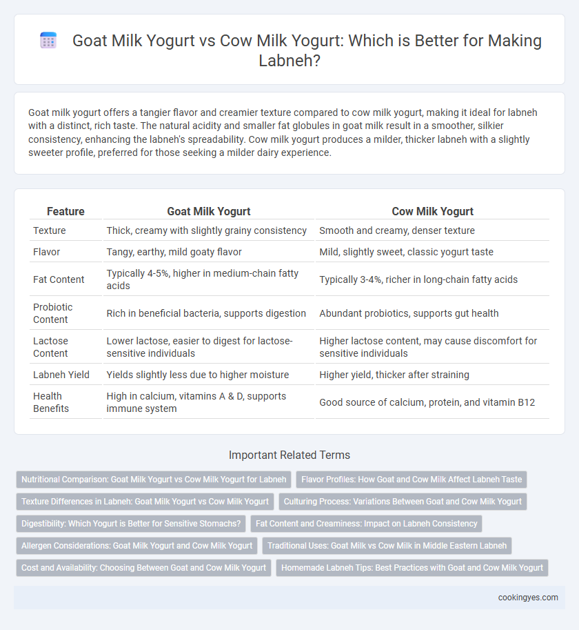 Goat Milk Yogurt vs Cow Milk Yogurt: Which is Better for Making Labneh?