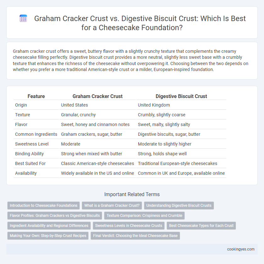Graham Cracker Crust vs. Digestive Biscuit Crust: Which Is Best for a Cheesecake Foundation?