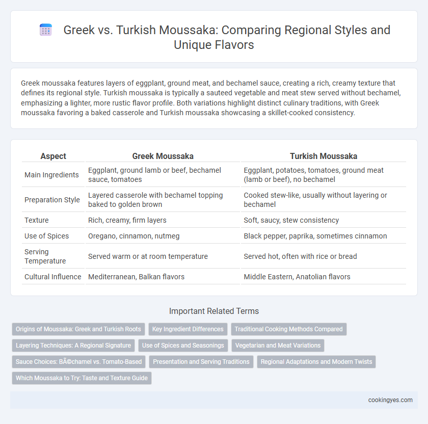 Greek vs. Turkish Moussaka: Comparing Regional Styles and Unique Flavors